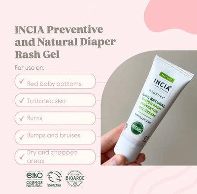 INCIA Preventive and Natural Diaper Rash Gel 60ml