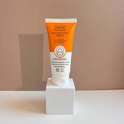 INCIA Natural Sunscreen for Face SPF50 50ml