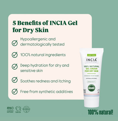 INCIA Nourishing and Hydrating Gel for Dry Skin 150ml