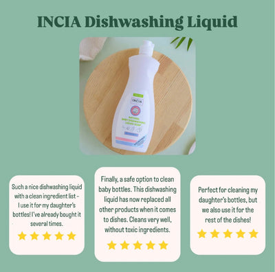 INCIA Natural Dishwashing Soap 500ml