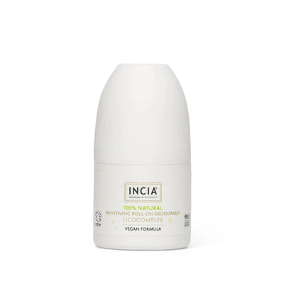 INCIA Natural Whitening Roll-On Deodorant for Dark Underarms 50ml