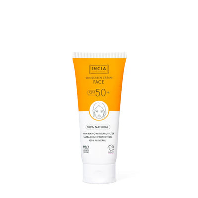 INCIA Natural Sunscreen for Face SPF50 50ml
