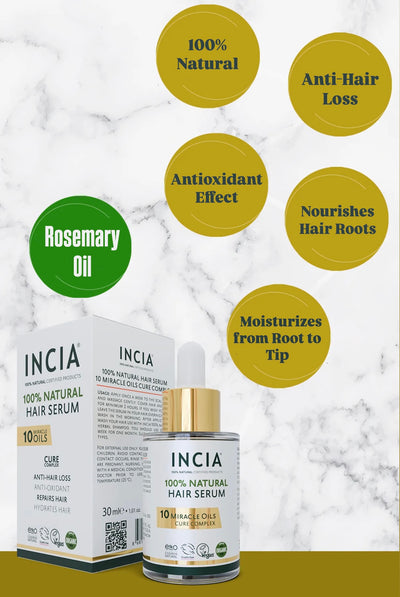 INCIA Natural Hair Serum 30ml