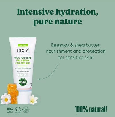 INCIA Nourishing and Hydrating Gel for Dry Skin 150ml
