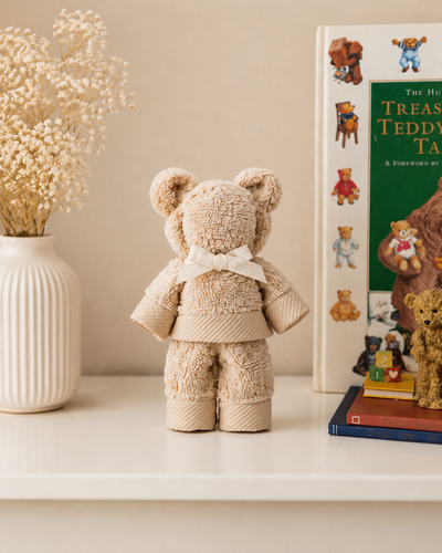 Personalised Baby Towel Bear | 100% Cotton Newborn Gift UK