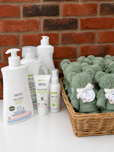 Personalised Baby Towel Bear | 100% Cotton Newborn Gift UK