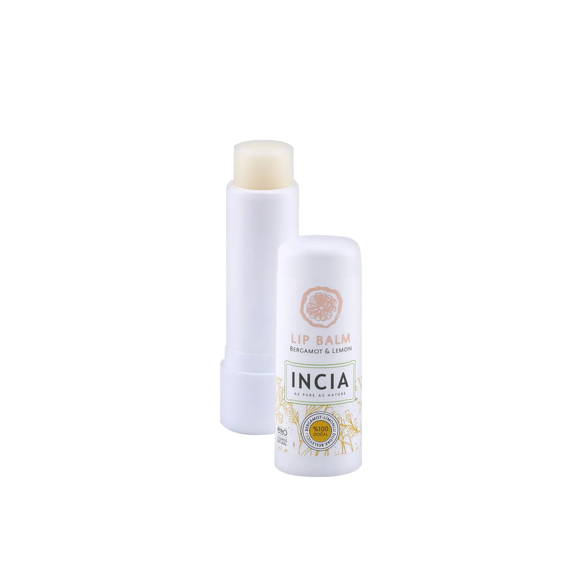 INCIA Lip Balm Bergamot & Lemon