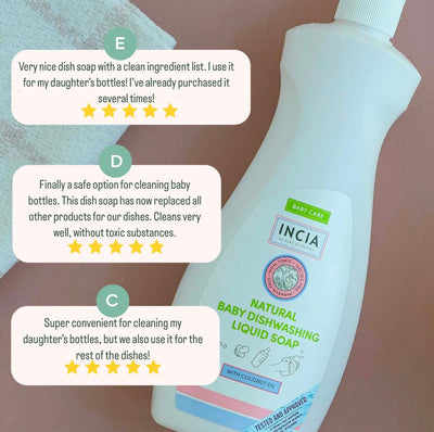 INCIA Natural Dishwashing Soap 500ml