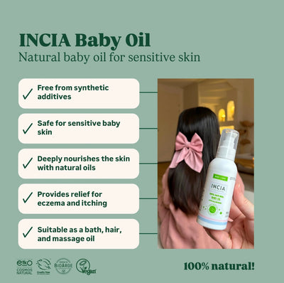 INCIA Natural Baby Oil 110ml