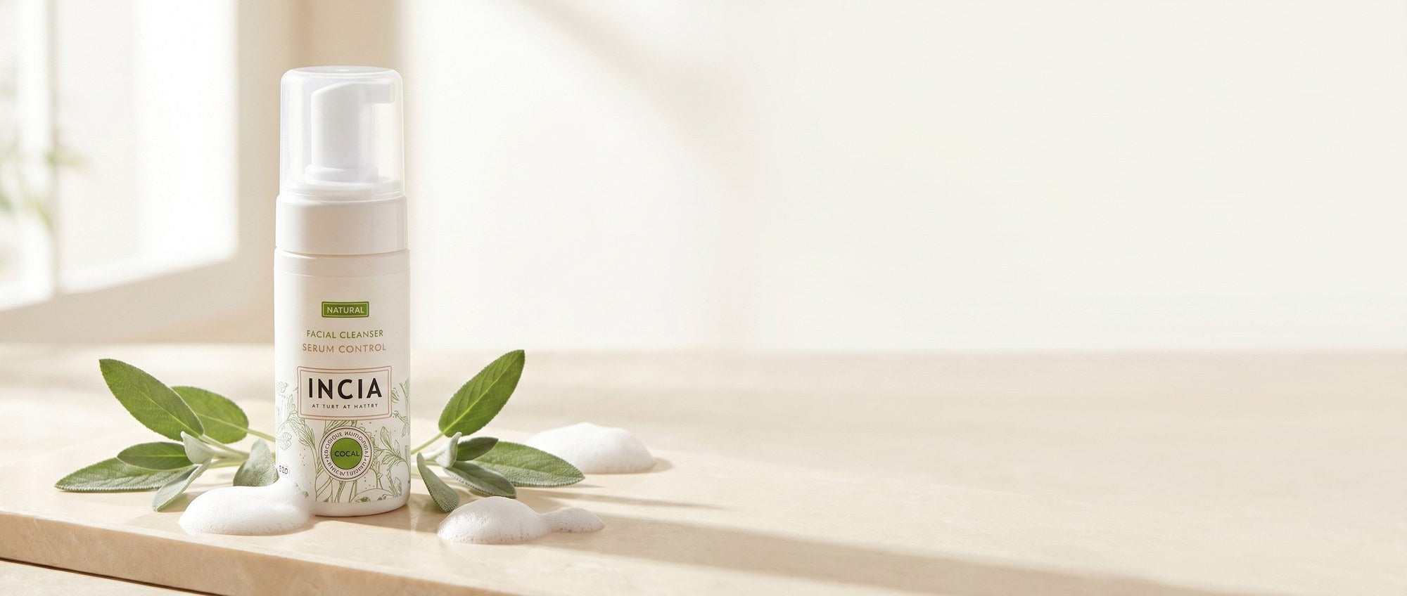 INCIA foaming facial cleanser