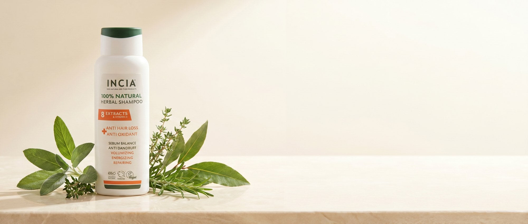 INCIA natural herbal shampoo